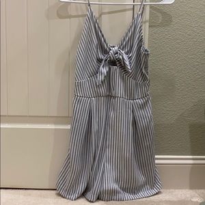 Striped romper